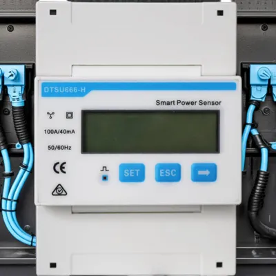 Produktbild von Huawei Stromzähler DTSU666-H – Intelligenter 3-Phasen Energiezähler 100A für Solaranlagen & Hausstrom