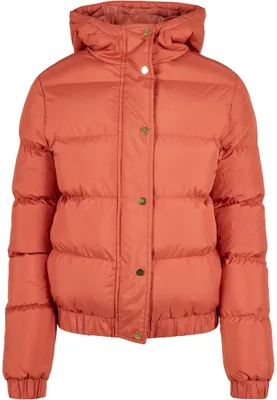 Obrázek produktu pro Dámská zimní bunda Urban Classics Ladies Hooded Puffer Jacket redearth - 4XL
