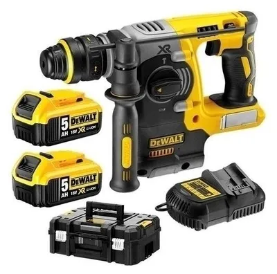 Zdjęcie produktu dla DeWALT DCH274P2T-QW, SDS Plus, 2,4 cm, 1100 RPM, 4600 bpm, 2,6 cm, 1,5 m/s²