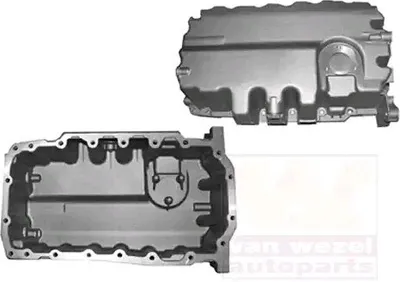 Produktbild von VAN WEZEL 4941070 Ölwanne Motorölwanne für VW Golf V Schrägheck (1K1) GOLF PLUS (5M1, 521) Caddy III Kombi (2KB, 2KJ, 2CB, 2CJ) Caddy III Kastenwagen