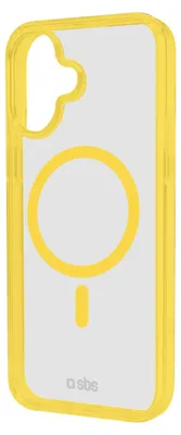 Immagine prodotto di SBS Cover Per Iphone 16 Con Bordi Colorati Compatibile Con Ricarica Magsafe