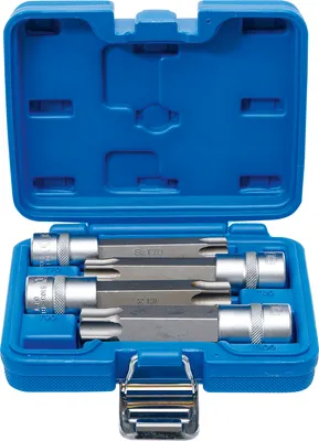 Produktbild von BGS 5103 Biteinsätze, T-Profil, MAXI mit Bohrung, 12,5 (1/2), 4-tlg.