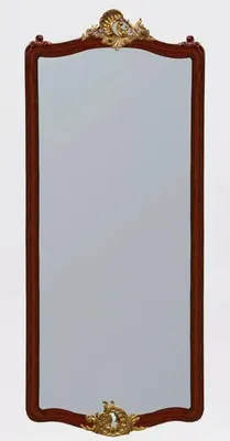 Produktbild von Casa Padrino Luxus Barock Spiegel Dunkelbraun / Antik Gold - Prunkvoller Wandspiegel im Barockstil - Antik Stil Garderoben Spiegel - Wohnzimmer Spiegel - Barock Deko Accessoires - Edel & Prunkvoll