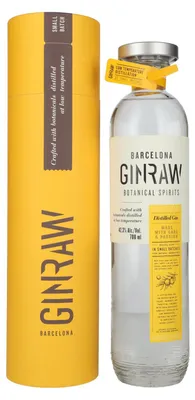 Produktbild von Ginraw Distilled Gin 42,3% Vol. 0,7l in Geschenkbox