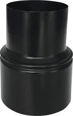 Produktbild von Pellet-Ofenrohr-Reduzierung Bertrams Ø 100-150 mm pulverbeschichtet schwarz