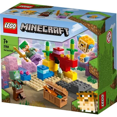 Produktbild von LEGO 21164 Minecraft Unterwasserabenteuer - Das Korallenriff Bauset
