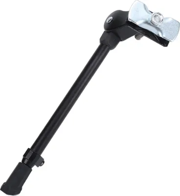 Image de Supports de vélo, supports de vélo réglables en alliage d'aluminium avec montage central pour les VTT de route de 24-27 pouces, noir