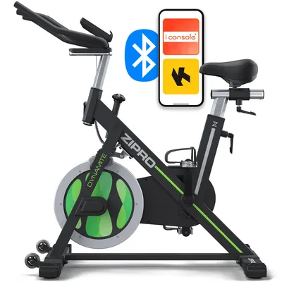 Zdjęcie produktu dla Rower treningowy Zipro Dynamite – magnetyczny rower fitness do użytku domowego Cichy rower treningowy z regulowanym siodełkiem Wyświetlacz LCD Kompaktowy i stabilny