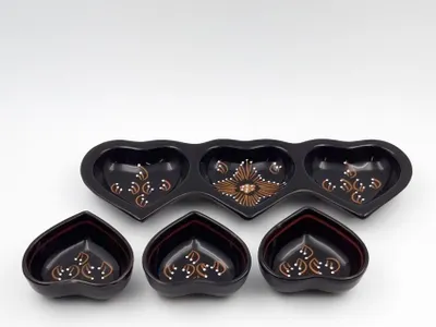 Image de Service apéro Coeur Tatoué Noir