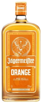 Obrázek produktu pro Jägermeister Orange s příchutí sicilských pomerančů láhev 1000 ml