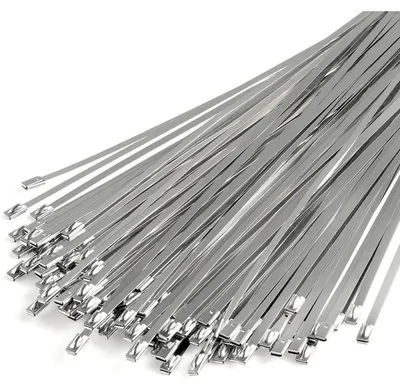 Immagine prodotto di Legature per recinzioni in filo metallico, confezione da 100 pezzi, 11.8 pollici, clip metalliche autostringenti, acciaio inossidabile 304