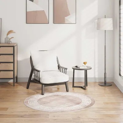 Produktbild von vidaXL Teppich Waschbar 120 cm Beige