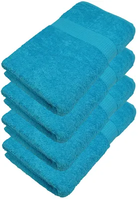 Produktbild von 4er Pack Handtücher 50 x 100 cmMIA-A00-HAT-50x100-TUERKIS-4