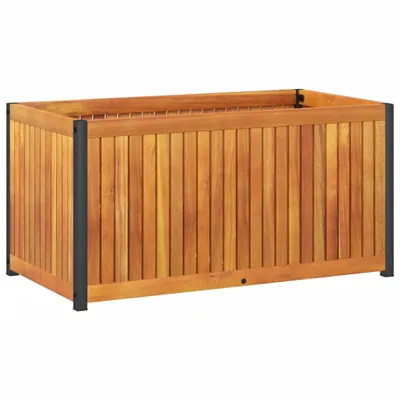 Produktbild von vidaXL Pflanzkübel 85x45x44 cm Massivholz Akazie und Stahl