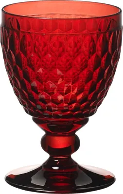 Zdjęcie produktu dla Villeroy & Boch 1173090020, Kieliszek do wina czerwonego, Kieliszek typu hock, Kryształowe, Szkło, Czerwony, Boston, 310 ml