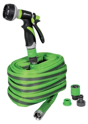 Immagine prodotto di Tubo da giardino estensibile con pistola con 8 modalità RIBIMEX