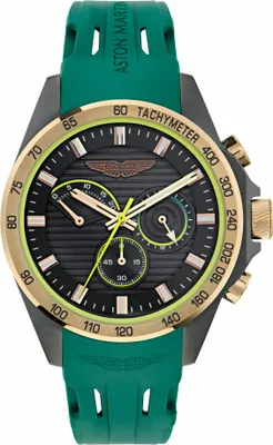 Produktbild von ASTON MARTIN Herren Uhr Chronograph Armbanduhr AML THRILL MTRH1F501 Silikon