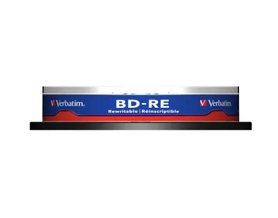 Immagine prodotto di Bluray Verbatim 25GB 10pcs BD-RE Spin 2x single layer