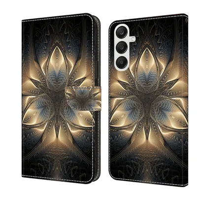 A product shot of a phone case, shown in both its closed and open states.