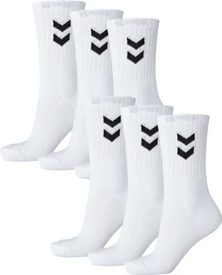 Produktbild von hummel Uni Sport Socken 6er Pack Farbe: weiss Größe: 41-45