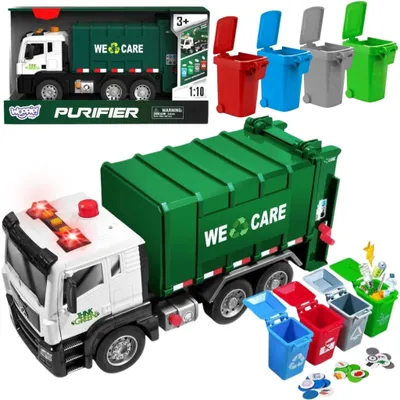 Image de WOOPIE Camion-poubelle Tri des déchets - échelle 1:10