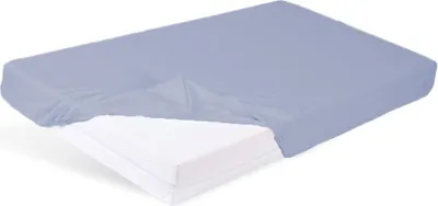 Produktbild von Baumwoll-Spannbetttuch 70x140x10 cm Blau