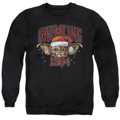 Immagine prodotto di Felpa con cappuccio "Gremlins", design natalizio, unisex, per uomo/donna, modello TV38006 (XXL), colore nero, Immagine generata dall'IA