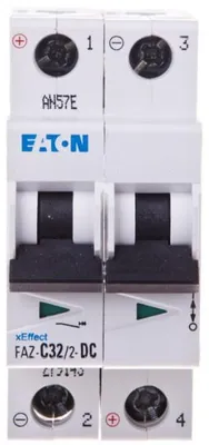 Obrázok produktu pre Eaton FAZ-C32/2-DC, Miniatúrny istič, Typ C