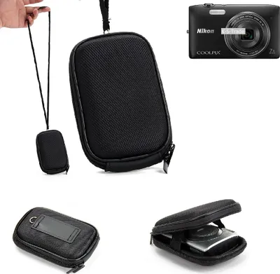 Produktbild von K-S-Trade Hardcase Kamera-Tasche Foto-Tasche kompatibel mit Nikon Coolpix S3500 für Kompaktkamera Gürteltasche Case Schutz-Hülle