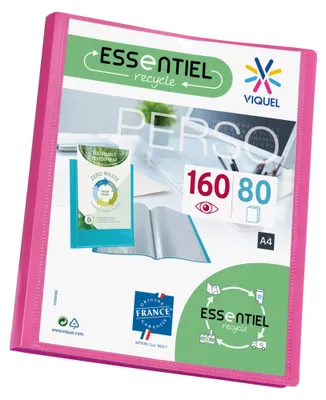 Produktbild von Viquel - A4 Sichtbuch mit 160 Hüllen - Individuelle Bindung - Glatte Klarsichthü