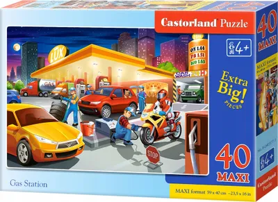 Produktbild von CASTORLAND puzzle 40 MAXI Teile - Tankstelle