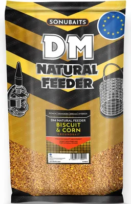 Produktbild von Sonubaits DM Natural Feeder Biscuit & Corn 1 kg