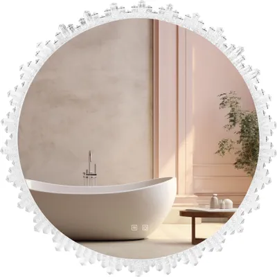 Produktbild von Rea Spiegel Led X013 80X80 Transparent