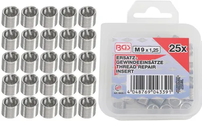 Produktbild von BGS technic Replacement Thread Inserts, 70 g