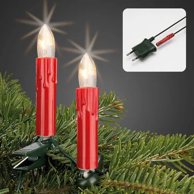 Produktbild von Lichterkette Weihnachtsbaum, 20 tlg. Made-in-Germany Lichterkette innen