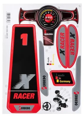 Produktbild von Ferbedo Aufkleber Ferbedo GoKart X-Racer