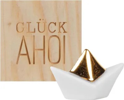 Produktbild von Glückskästchen Boot - Glück Ahoi