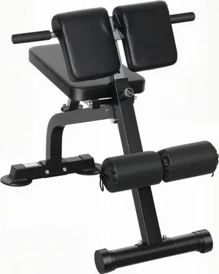 Produktbild von Trainingsbank, Hantelbank, Fitnessbank, Stahlrahmen, Schwarz,