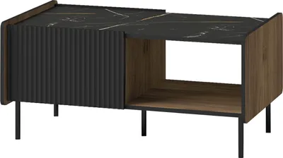 Produktbild von Couchtisch Kaffeetisch PRESTI 11 Wohnzimmertisch mit Stauraum 98x47x58cm rechteckig