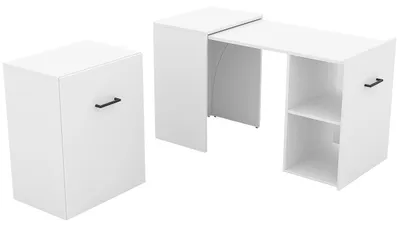 Obrázok produktu pre Rozkladací písací stôl MARTO 03 biely