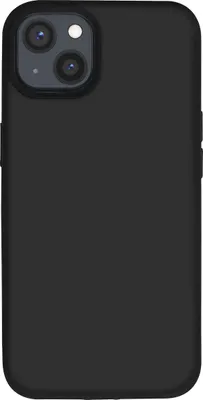 A black iPhone 13 Mini case is shown from the back.