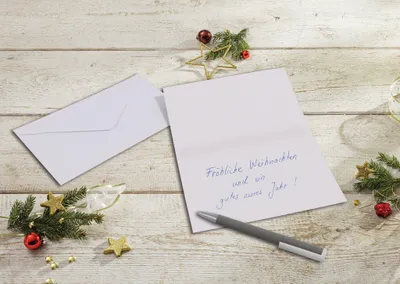 Produktbild von SIGEL DS091 Weihnachts-Karten "Christmas joy" -  A6 - 25 Karten inkl. Umschläge