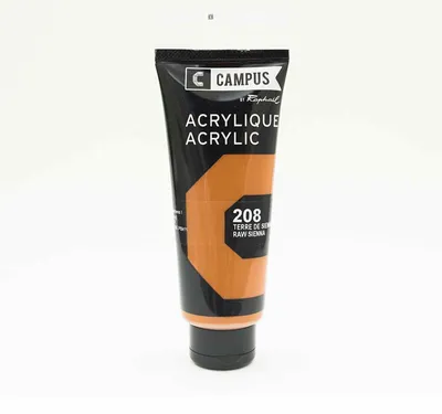 Produktbild von Acrylfarbe 100 ml - Natürliches Sienabraun Nr. 208