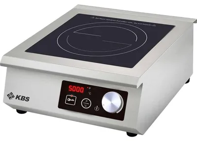 Obrázok produktu pre Indukčná varná doska KBS 5 kW s otočným ovládaním Schott sklokeramika®, pripravená na pripojenie 400V