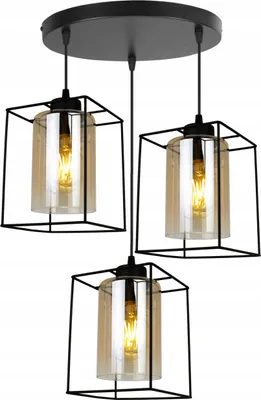 Produktbild von Moderne Elegante Hängelampe Mit Glasschirm