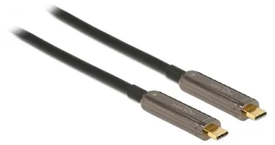 Zdjęcie produktu dla DELOCK Aktives Optisches USB-C Video Kabel 4K 60 Hz 20 m