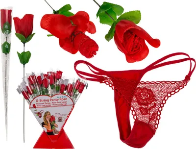 Produktbild von GiftyCity Spitzen-Tanga in rosa, rot
