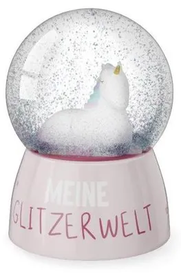 Produktbild von Glitzerkugel Kleine Lieblinge, sortiert, Ø 4,5 × 6 cm