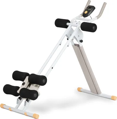 Produktbild von SportPlus Bauchtrainer, Bauchtrainer für Zuhause, Bauchtrainer Bank, Bauchtrainer Gerät, Sit Up Bank, 3 Trainingswinkel, klappbar, Rückentrainer, SP-ALB-011-W-X