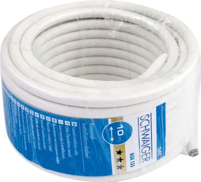 Produktbild von Schwaiger KOX13510 052, 10 m, Weiß